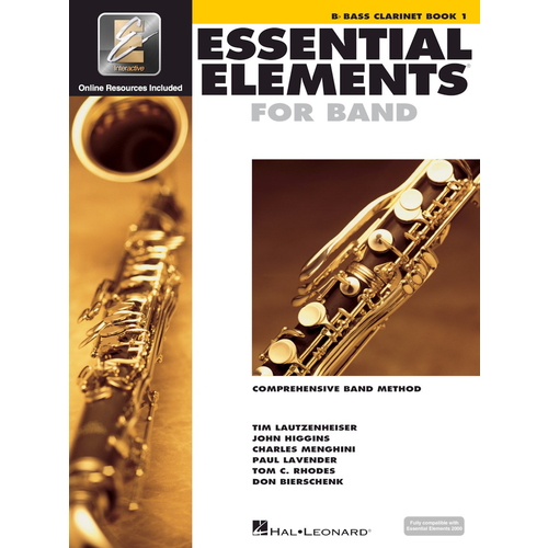 Essential Elements for Band - Bb Bass Clarinet Book 1 w/EEi