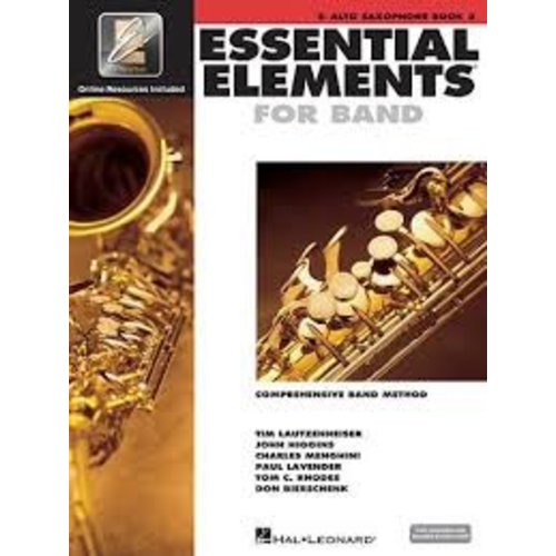 Essential Elements for Band - Eb Alto Saxophone Book 2 w/EEi