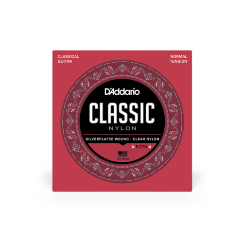 D'Addario Normal Tension, Classic Nylon Student Classical Guitar Strings D'Addario Normal Tension, Classic Nylon Student Classical Guitar Strings