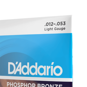 D'Addario 12-53 Light, Phosphor Bronze Acoustic Guitar Strings