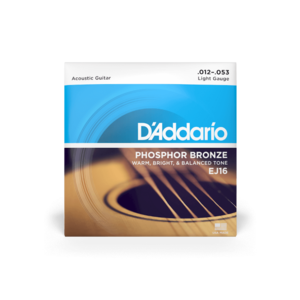 D'Addario 12-53 Light, Phosphor Bronze Acoustic Guitar Strings