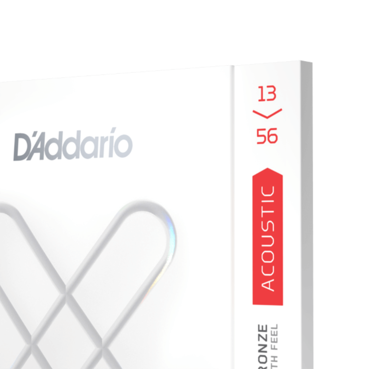 D'Addario 13-56 Medium, XS Phosphor Bronze Coated Acoustic Guitar Strings