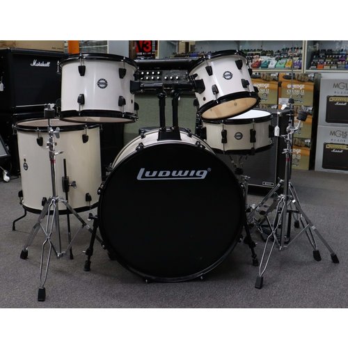 Ludwig Used Ludwig Accent White w/hardware Ludwig Used Ludwig Accent White w/hardware