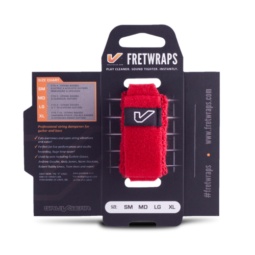 Gruv Gear Gruv Gear - FretWraps HD "Fire" 1-Pack (Red, Large) Gruv Gear Gruv Gear - FretWraps HD "Fire" 1-Pack (Red, Large)