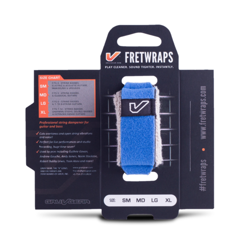 Gruv Gear Gruv Gear - FretWraps HD "Sky" 1-Pack (Blue, Large)