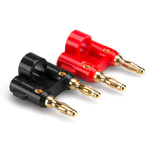 Hosa Hosa - Connector, Dual Banana, 2 pc