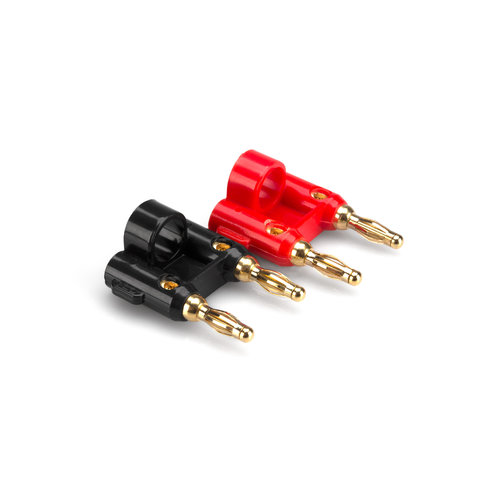 Hosa Hosa - Connector, Dual Banana, 2 pc