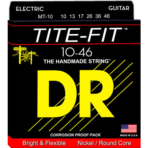 DR DR Tite-Fit Nickel Plated Electric Guitar Strings: Medium 10-46