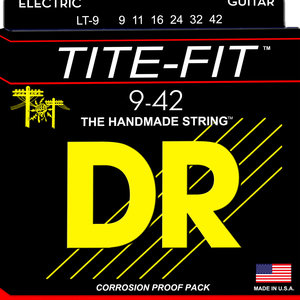 DR DR Tite-Fit Nickel Plated Electric Guitar Strings: Light 9-42