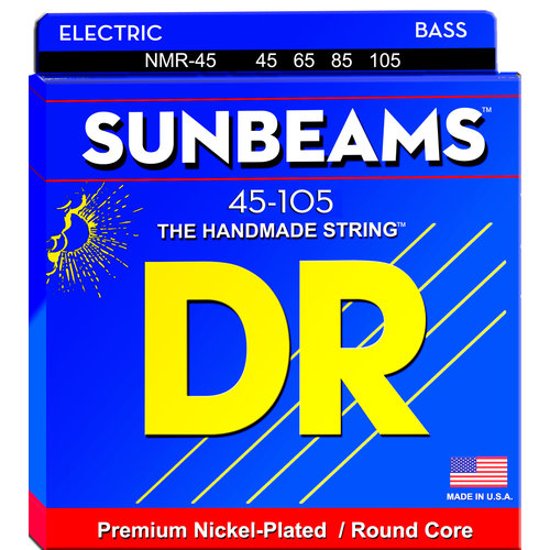 DR DR Sunbeam Nickel Plated Bass Strings: Medium 45-105 DR DR Sunbeam Nickel Plated Bass Strings: Medium 45-105