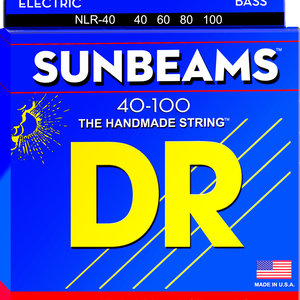DR DR Sunbeam Nickel Plated Bass Strings: Light 40-100