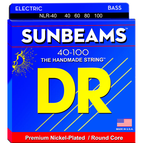 DR DR Sunbeam Nickel Plated Bass Strings: Light 40-100 DR DR Sunbeam Nickel Plated Bass Strings: Light 40-100