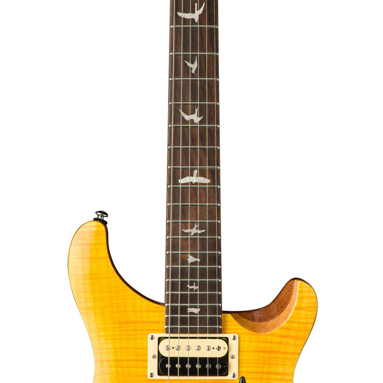 PRS PRS SE Custom 22 Semi-Hollow in Santana Yellow w/Gig Bag