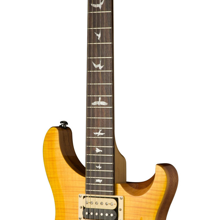 PRS PRS SE Custom 22 Semi-Hollow in Santana Yellow w/Gig Bag