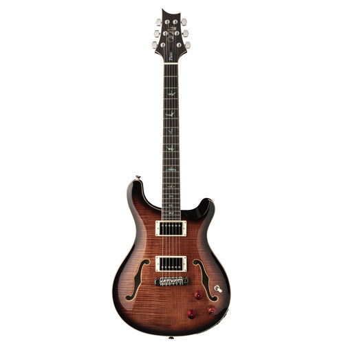 PRS PRS SE Hollowbody II Piezo in Black Gold Burst w/Case PRS PRS SE Hollowbody II Piezo in Black Gold Burst w/Case