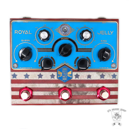 Beetronics Beetronics Limited Edition “America” Royal Jelly Overdrive/Fuzz Blender Beetronics Beetronics Limited Edition “America” Royal Jelly Overdrive/Fuzz Blender