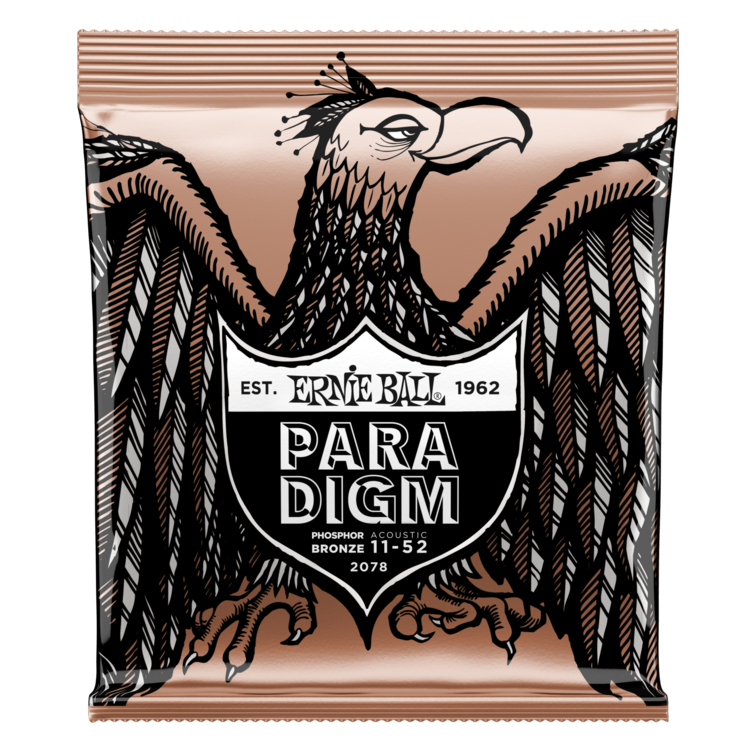 Ernie Ball Ernie Ball Paradigm Light Phosphor Bronze Acoustic Guitar Strings - 11-52 Gauge