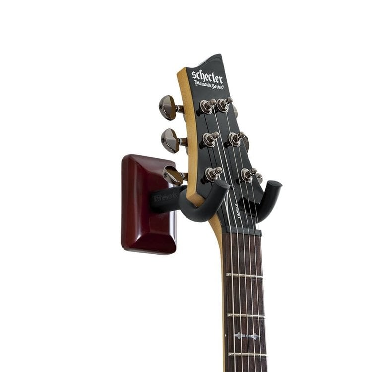 Gator Gator Frameworks Wall Mounted Guitar Hanger with Cherry Mounting Plate