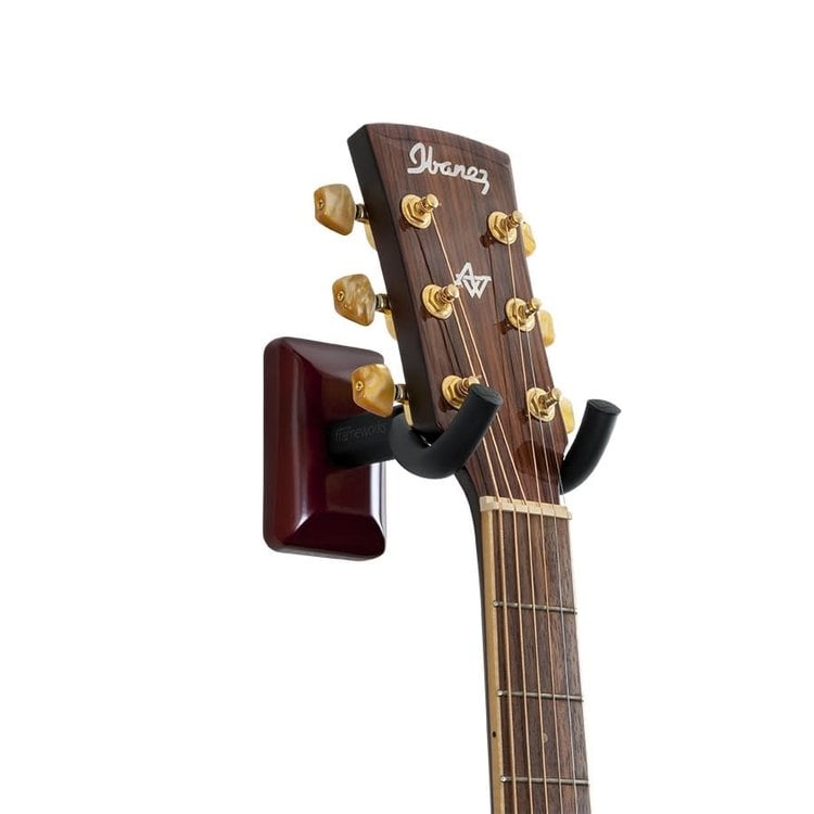 Gator Gator Frameworks Wall Mounted Guitar Hanger with Cherry Mounting Plate