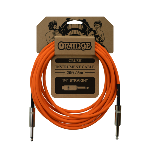 Orange Orange Crush 20ft Instrument Cable Straight to Straight