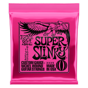 Ernie Ball Ernie Ball Super Slinky Nickel Wound Electric Guitar Strings - 9-42 Gauge