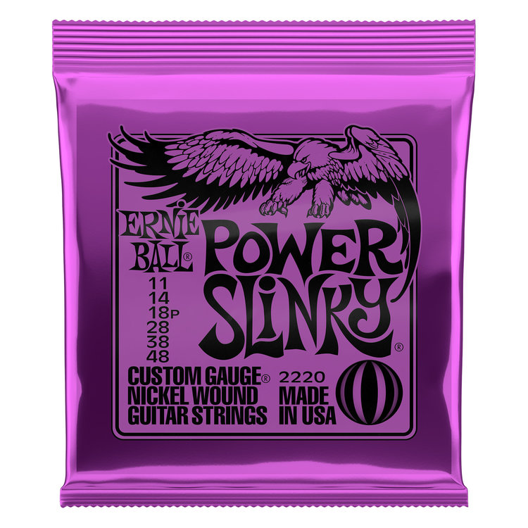 Ernie Ball Ernie Ball Power Slinky Nickel Wound Electric Guitar Strings - 11-48 Gauge