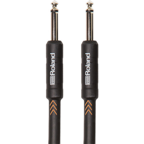 Roland Roland 10ft Instrument Cable, Straight/Straight 1/4" jack - Black Series Roland Roland 10ft Instrument Cable, Straight/Straight 1/4" jack - Black Series