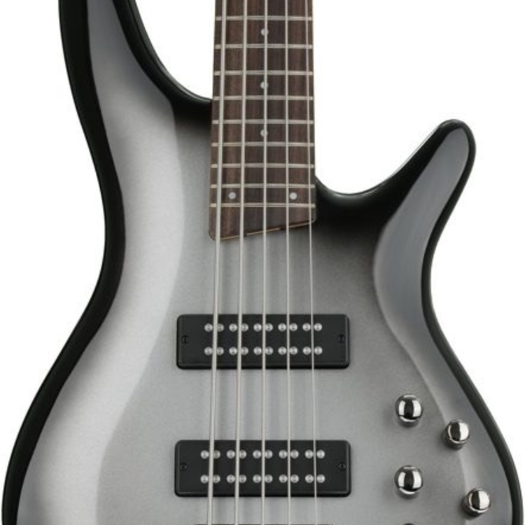 Ibanez Ibanez Standard SR305E 5-String Electric Bass - Metallic Silver Sunburst