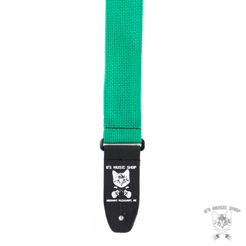 Henry Heller B's Music Shop Strap - Green Henry Heller B's Music Shop Strap - Green