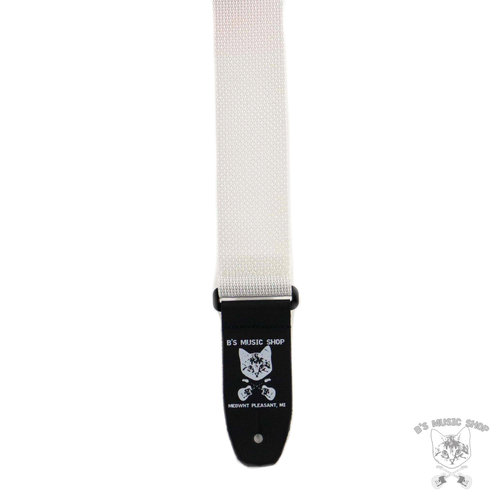 Henry Heller B’s Music Shop Strap - White Henry Heller B’s Music Shop Strap - White