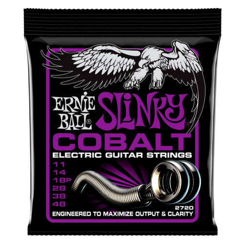 Ernie Ball Ernie Ball Power Slinky Cobalt Electric Guitar Strings - 11-48 Gauge