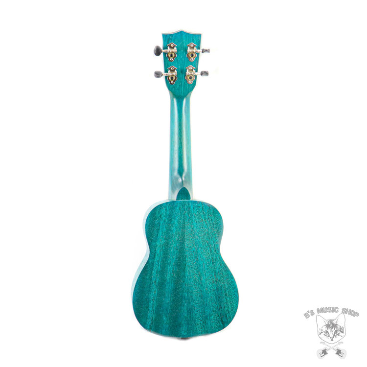 Kala Kala Watercolor Meranti Blue Stained Soprano Ukulele