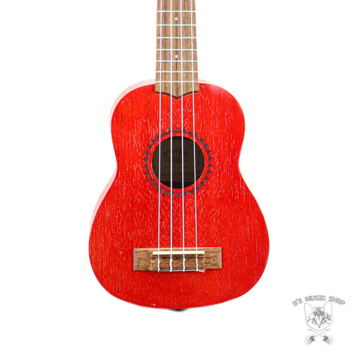 Kala Kala Watercolor Meranti Red Stained Soprano Ukulele