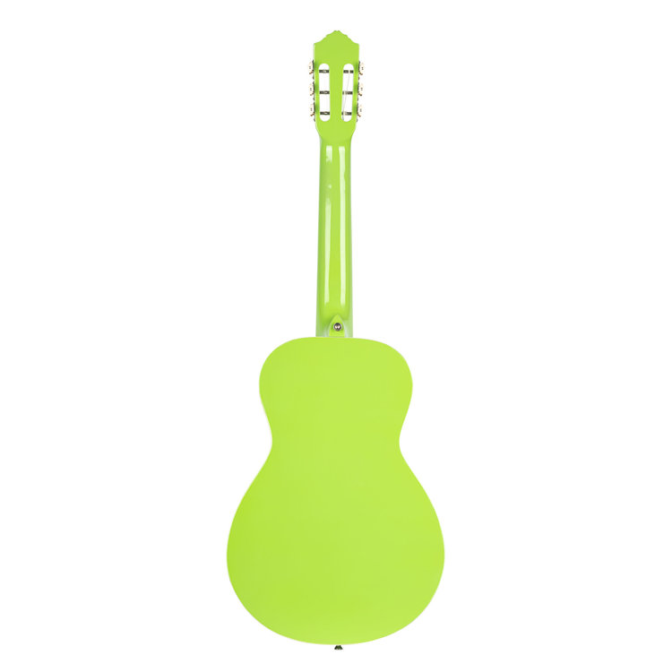 Ortega Ortega Gaucho Series Nylon String Guitar w/Gig Bag - Green Apple