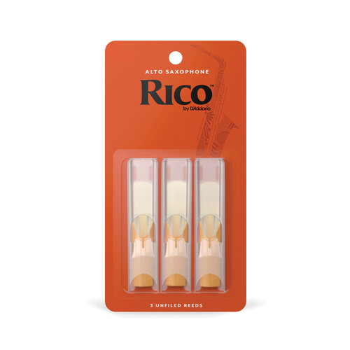 Rico Rico Alto Saxophone Reeds, 3-Pack Rico Rico Alto Saxophone Reeds, 3-Pack