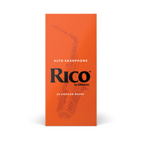 Rico Alto Saxophone Reeds, 25-Pack