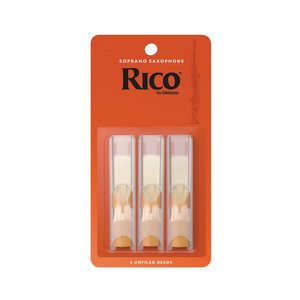 Rico Rico Soprano Saxophone Reeds, 3-Pack