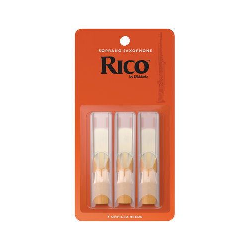 Rico Rico Soprano Saxophone Reeds, 3-Pack Rico Rico Soprano Saxophone Reeds, 3-Pack