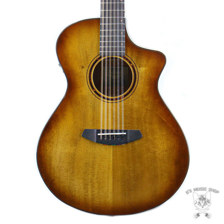 Breedlove Breedlove Pursuit Exotic S Concert Amber 12 String CE Myrtlewood-Myrtlewood