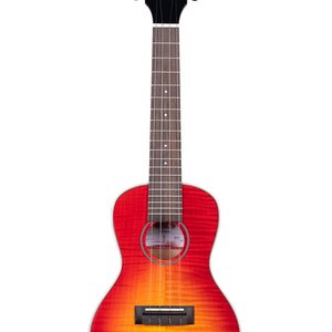 Kala Kala Flame Maple Cherry Burst Concert Ukulele