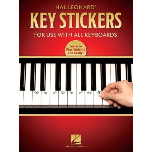 Hal Leonard Hal Leonard Key Stickers for Keyboard