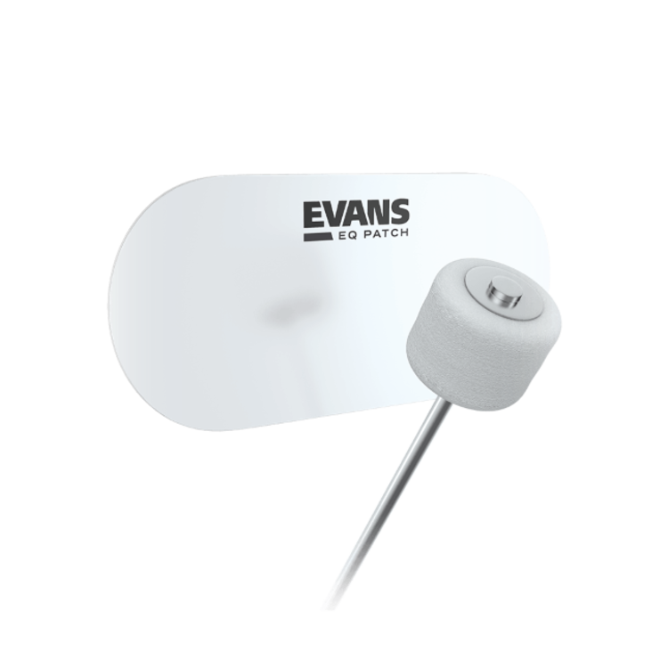 Evans Evans EQ Double Pedal Patch, Clear Plastic