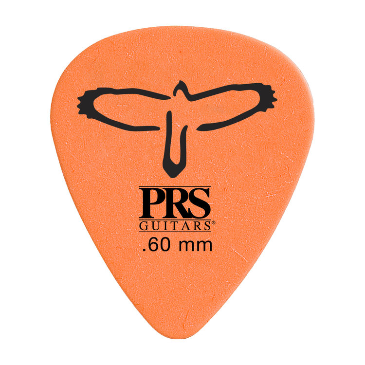 PRS PRS Delrin Picks, 12-pack, Orange 0.60mm