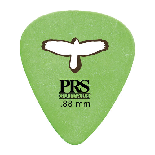 PRS PRS Delrin Punch Picks, 12-pack, Green 0.88mm