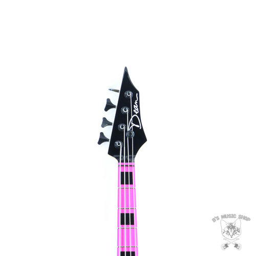 Dean Dean Custom Zone Electric Bass in Fluorescent Pink Dean Dean Custom Zone Electric Bass in Fluorescent Pink