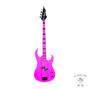 Dean Dean Custom Zone Electric Bass in Fluorescent Pink