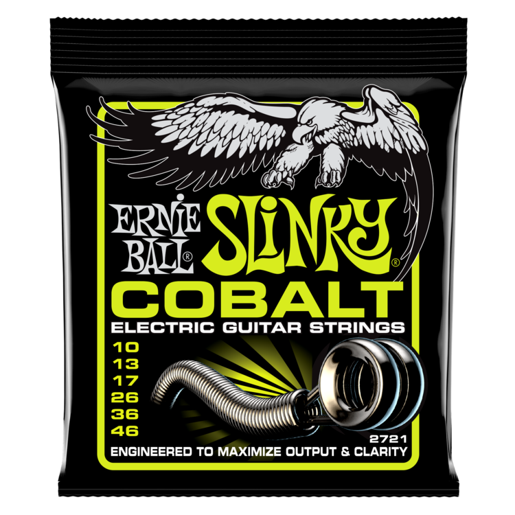 Ernie Ball Ernie Ball Regular Slinky Cobalt Electric Guitar Strings - 10-46 Gauge