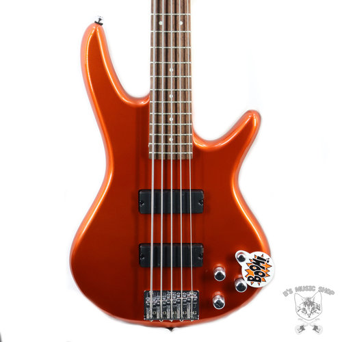 Ibanez Ibanez GIO GSR205 5-String Electric Bass - Roadster Orange Metallic