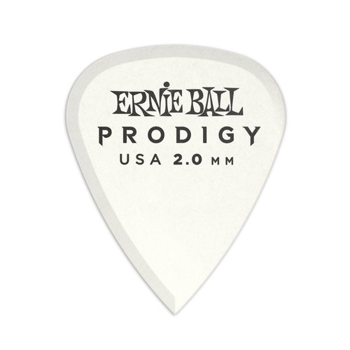 Ernie Ball Ernie Ball 2.0mm White Standard Prodigy Picks 6-pack Ernie Ball Ernie Ball 2.0mm White Standard Prodigy Picks 6-pack
