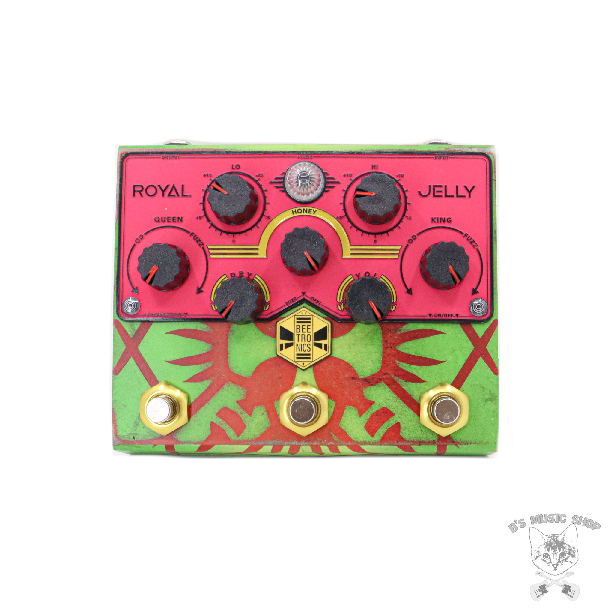 Beetronics  Jelly Fuzz/ODの2in1です。 Royal Jelly Fuzz/OD Blender • Royal Series – Beetronics